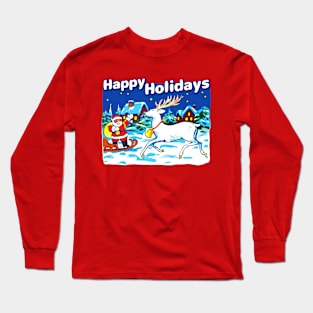 Happy Holidays Long Sleeve T-Shirt